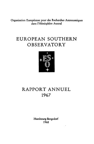ESO Annual Report 1967 (French)
