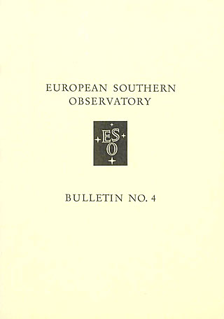 Bulletin 04 - European Southern Observatory 