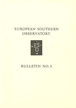 Bulletin 05 - European Southern Observatory 