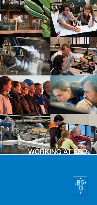 Flyer: Working at ESO