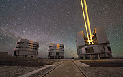 Four lasers light up Paranal