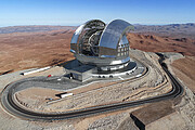 Tronadura de la cumbre para el nuevo telescopio