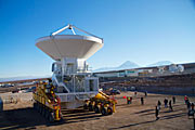 The first European antenna for ALMA is handed over to the observatory
