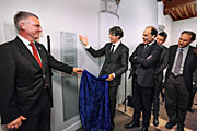 Unveiling ceremony for plaque commemorating the signing of the Leiden Statement
