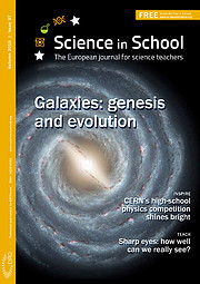 Titelseite von Science in School Ausgabe 37