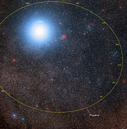 Grafische Darstellung der Proxima Centauri-Umlaufbahn