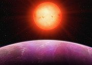 Imagem artística do planeta NGTS-1b