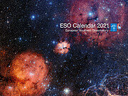 Capa do Calendário do ESO para 2021
