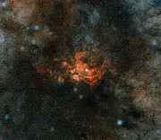 Overzichtsfoto van het gebied rond NGC 6357