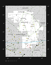 Barnard 59, eine Dunkelwolke im Sternbild Ophiuchus