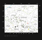 Planetární mlhovina Fleming 1 v souhvězdí Kentaura