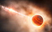 En gasplanet bildas omkring stjärnan HD 100546, som det skulle kunna se ut