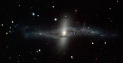 Immagine della bizzarra galassia NGC 4650A ottenuta da MUSE