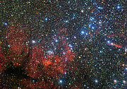 Den färgrika stjärnhopen NGC 3590