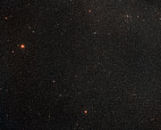 Vidvinkelbild på himlen runt galaxen ESO 137-001