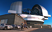 Impressão artística do European Extremely Large Telescope
