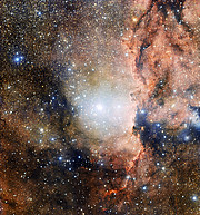 L'amas d'étoiles NGC 6193 et la nébuleuse NGC 6188