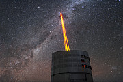 The most powerful laser guide star system in the world sees first light at the Paranal Observatory
