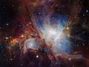 Ein tiefer infraroter Blick von HAWK-I in den Orionnebel