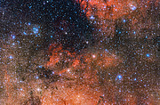 Stjernehoben Messier 18 og dens omgivelser