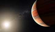 Ilustración del exoplaneta WASP-19b