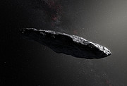Courbe de lumière de l’astéroïde interstellaire `Oumuamua