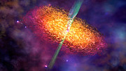 Artist’s Impression of a Black Hole Environment