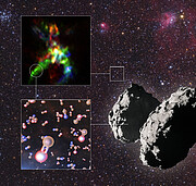 Des molécules composées de phosphores détectées dans une région de formation stellaire et sur la comète 67P