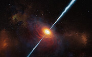 Représentation artistique du quasar P172+18