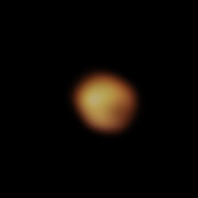 Imagen de la superficie de Betelgeuse tomada en enero de 2020