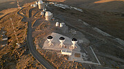Les télescopes BlackGEM vus du ciel