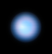 Imágenes de Neptuno obtenidas por el VLT con MUSE sin utilizar el modo de óptica adaptativa de campo estrecho