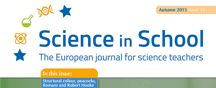 Titelseite von Science in School 33 - Herbst 2015
