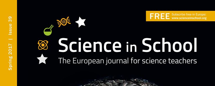 Titelseite von Science in School Ausgabe 39