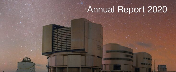 Capa do Relatório Anual do ESO de 2020