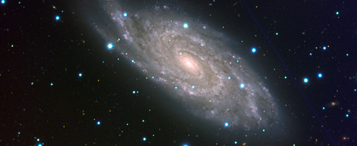 Spiral galaxy NGC 6118