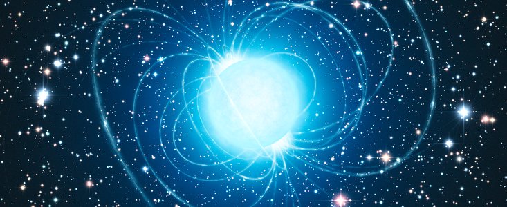Magnetaren i den märkliga stjärnhopen Westerlund 1 (illustration)