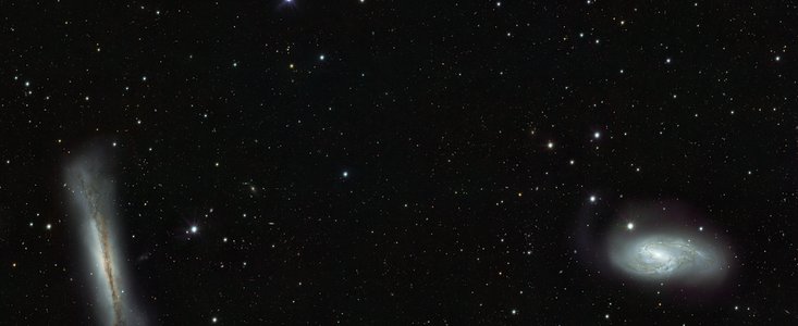 VST’s view of the Leo Triplet and beyond