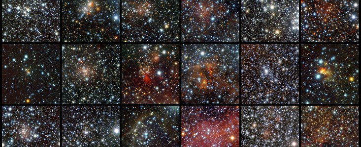 VISTA finds star clusters galore