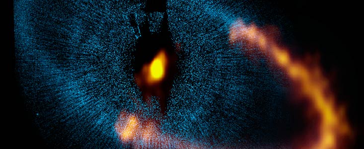 ALMA beobachtet einen Ring um den hellen Stern Fomalhaut