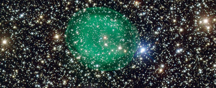 El VLT de ESO obtiene imágenes de la nebulosa planetaria IC 1295