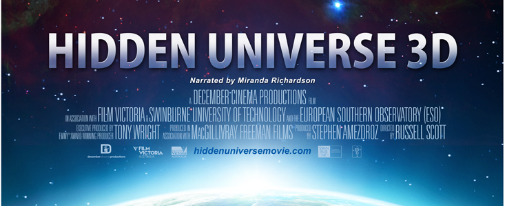 Poster des IMAX® 3D-Films „Verborgenes Universum”