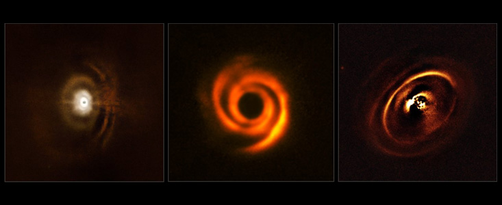 Protoplanetární disky pozorované pomocí přístroje SPHERE