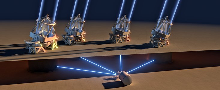 L’instrument ESPRESSO capture sa première lumière au moyen des quatre télescopes