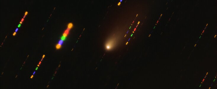 Bild des interstellaren Kometen 2I/Borisov aufgenommen mit dem VLT