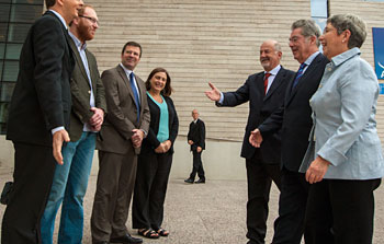 Presidente da Áustria visita o ESO em Santiago
