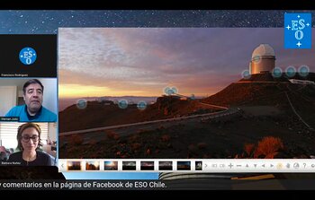 Partecipa alle nuove visite guidate virtuali agli osservatori dell'ESO