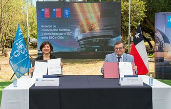 ESO y Chile firman convenio para el fomento de la cooperación científica y tecnológica con el ELT