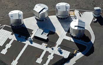 Mounted image 012: Bird’s eye view of the observing platform