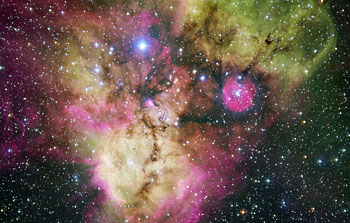 Mounted image 033: NGC 2467 and surroundings